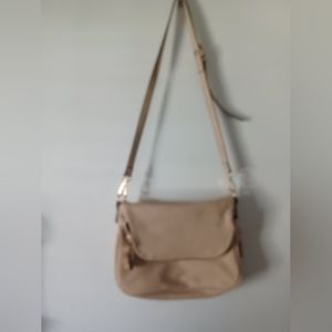 Moda Luxe beige crossbody purse non leather